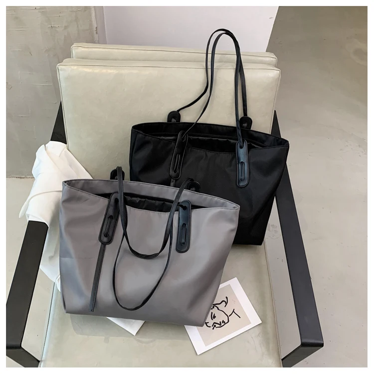 hot sale high quality fashion nylon bags travelling handbag for women big capacity tote shoulder bags
