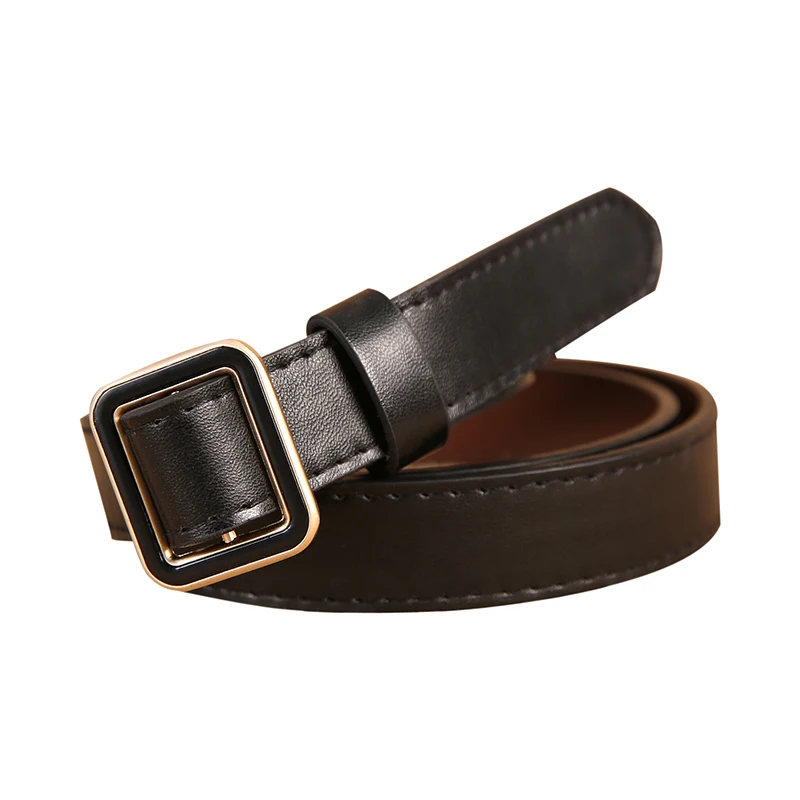 Wholesale brand trend ladies waist belt durable leather belt PU women leather bondage belt