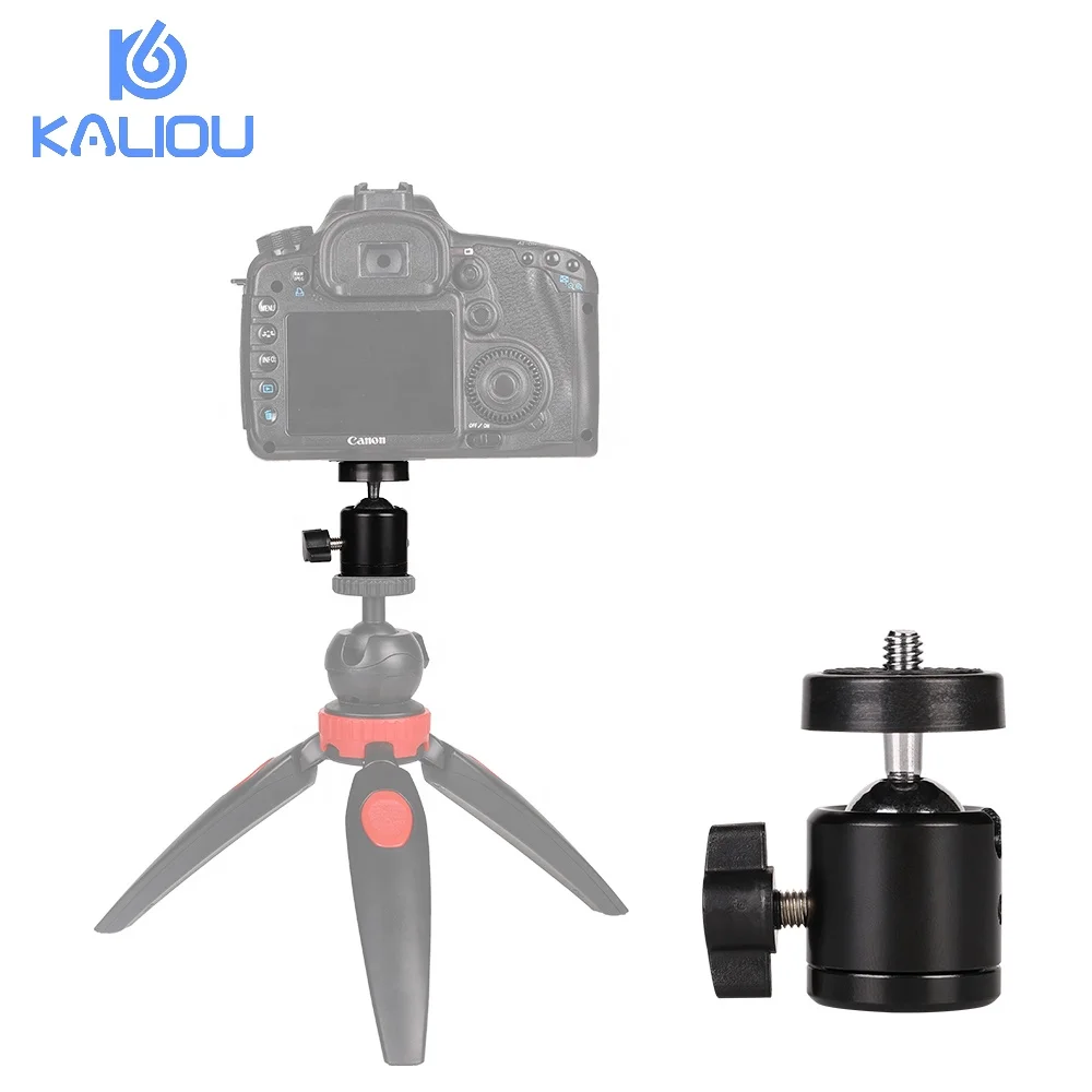  Профессиональный штатив для камеры Kaliou с поворотом на 360 градусов винтовой мини-адаптер шариковой головкой 1/4 дюйма DSLR-камеры