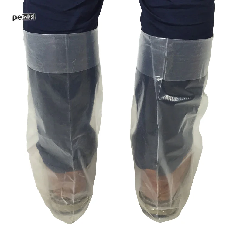 Disposable Shoe Covers Disposable Boot Shoe Covers Pe Long Disposable Boot Shoe Covers
