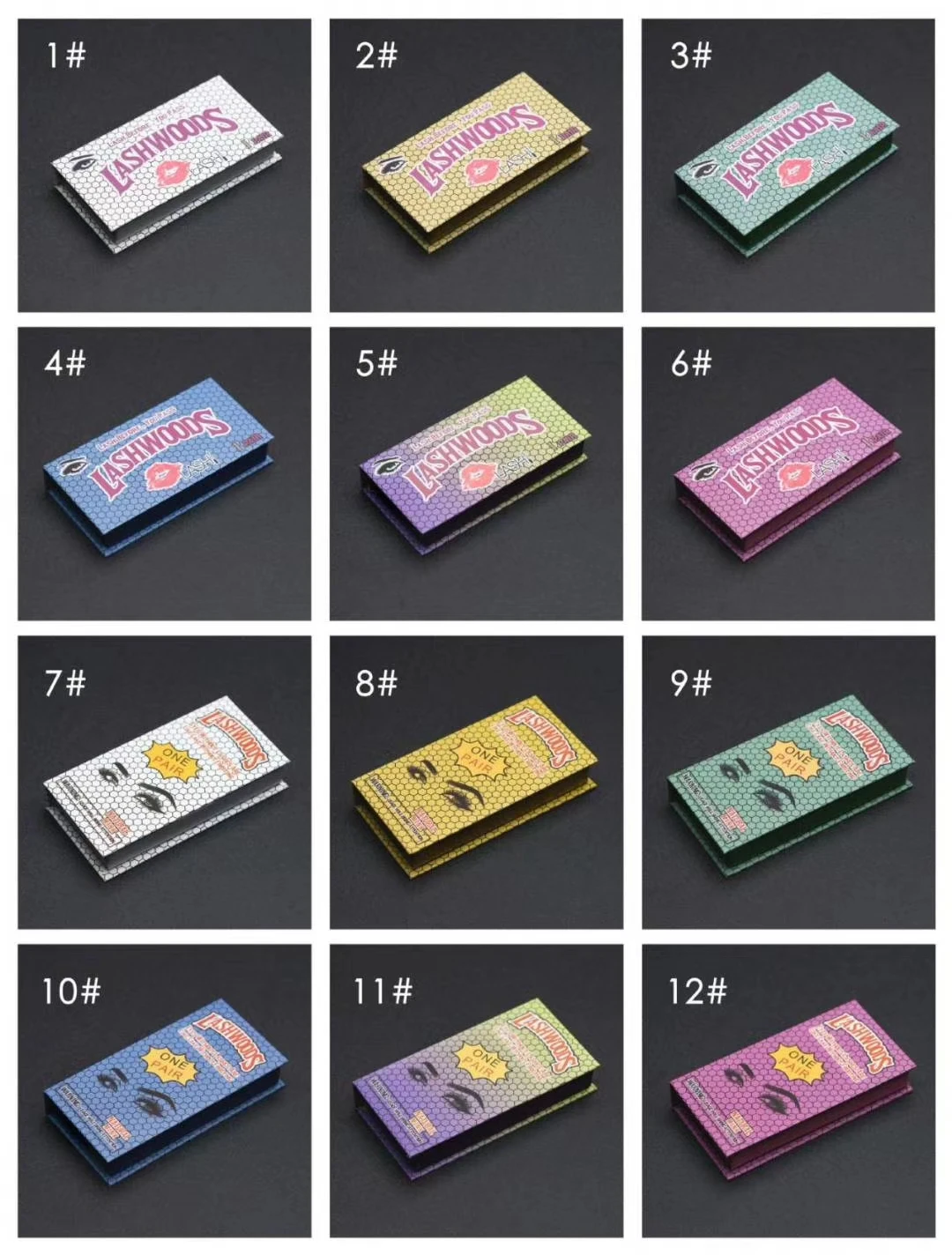  100% коробка для ресниц из натуральной норки 3D упаковка