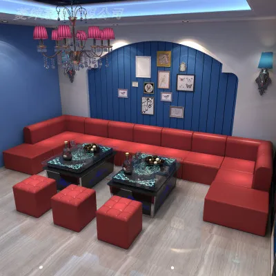 Customized Bar Or Club Lounge Sofa For Nightclub Sofa Engineering Solid Wood Disco Sofa Furniture