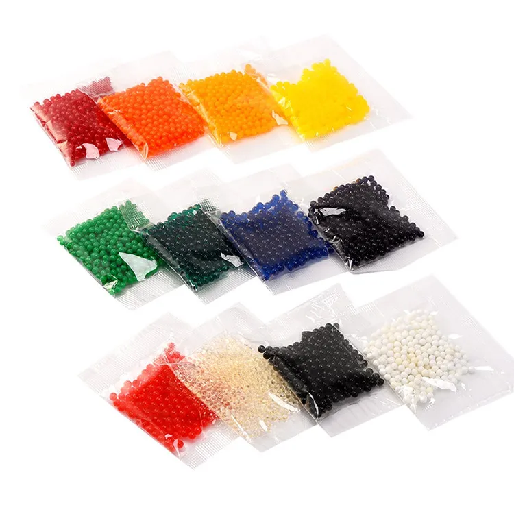 7-8mm 10000balls water gel beads water beads crystal Magic Absorption Beads for kids toy gun