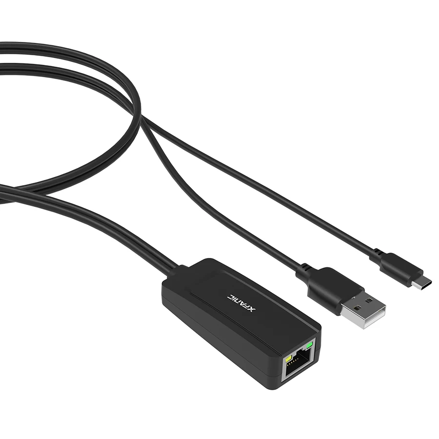 
Chromecast 480Mbps Micro USB To Rj45 Ethernet Adapter With USB Power Supply for Amazon Fire TV Stick 