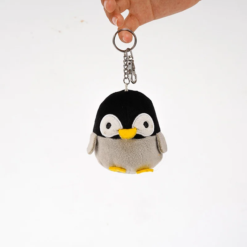 Factory Cute Soft Baby Stuffed Lion Giraffe Koala animals Kid Mini Keychains Plush Keychain Toys