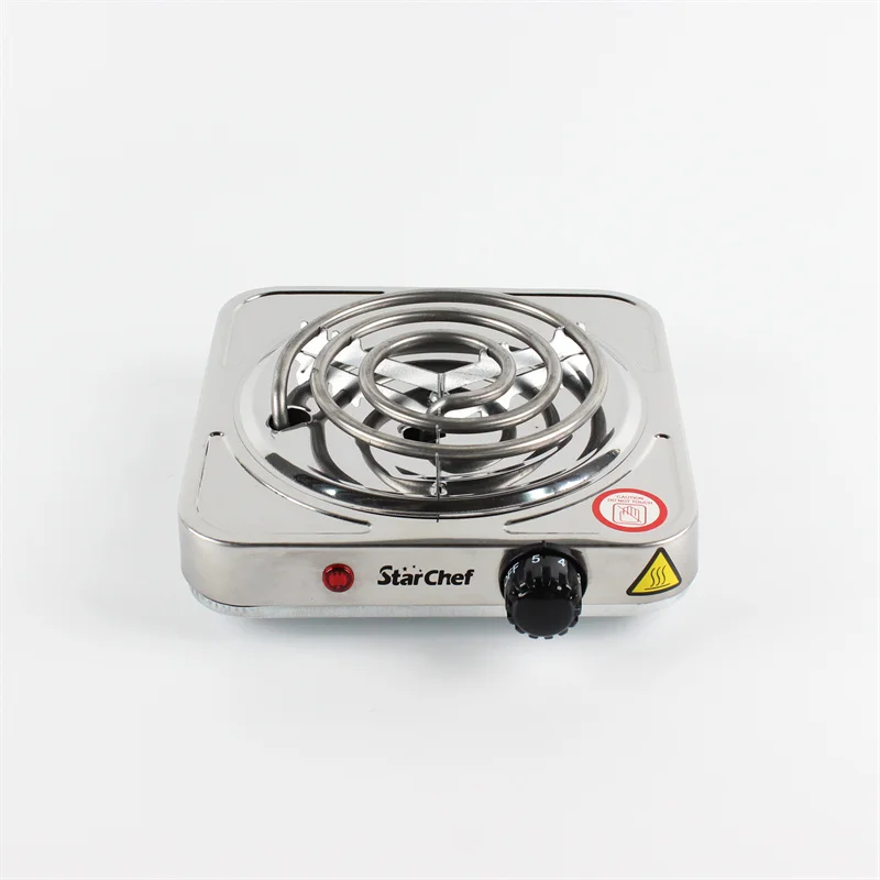 Factory Price Portable 1000 Watts Stainless Steel Housing Single Burner Electric Stove Hot Plate