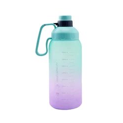 New quarter products Gradient water cup large capacity in summer gym mugs cup Customized services for sports merchants