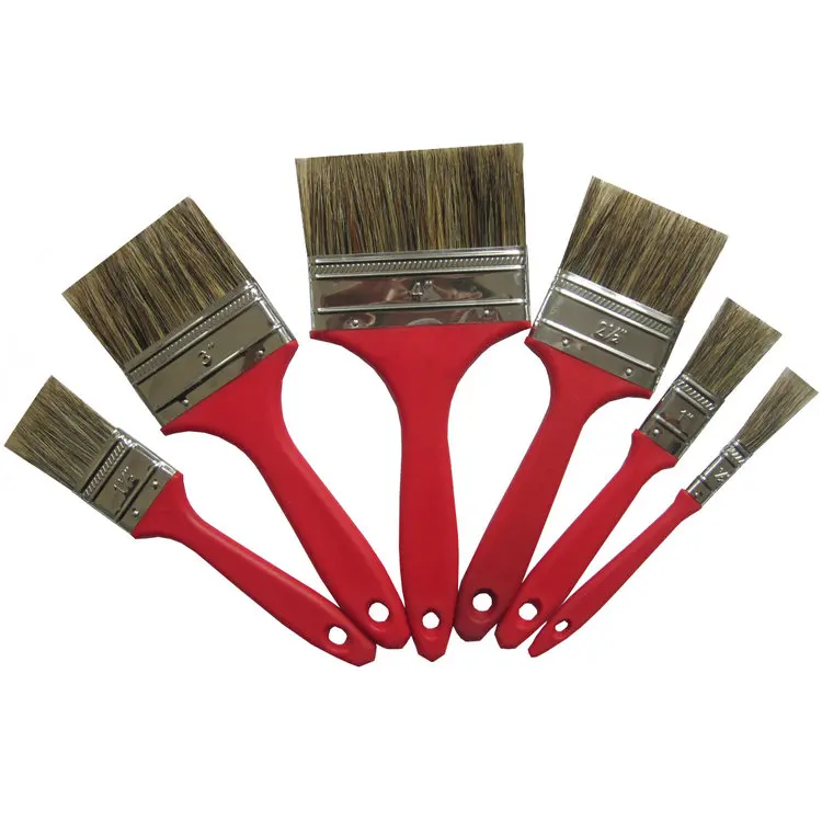 Pig Hair Paint Brush Painting Decorating Brushes For Interior Or Exterior Projects