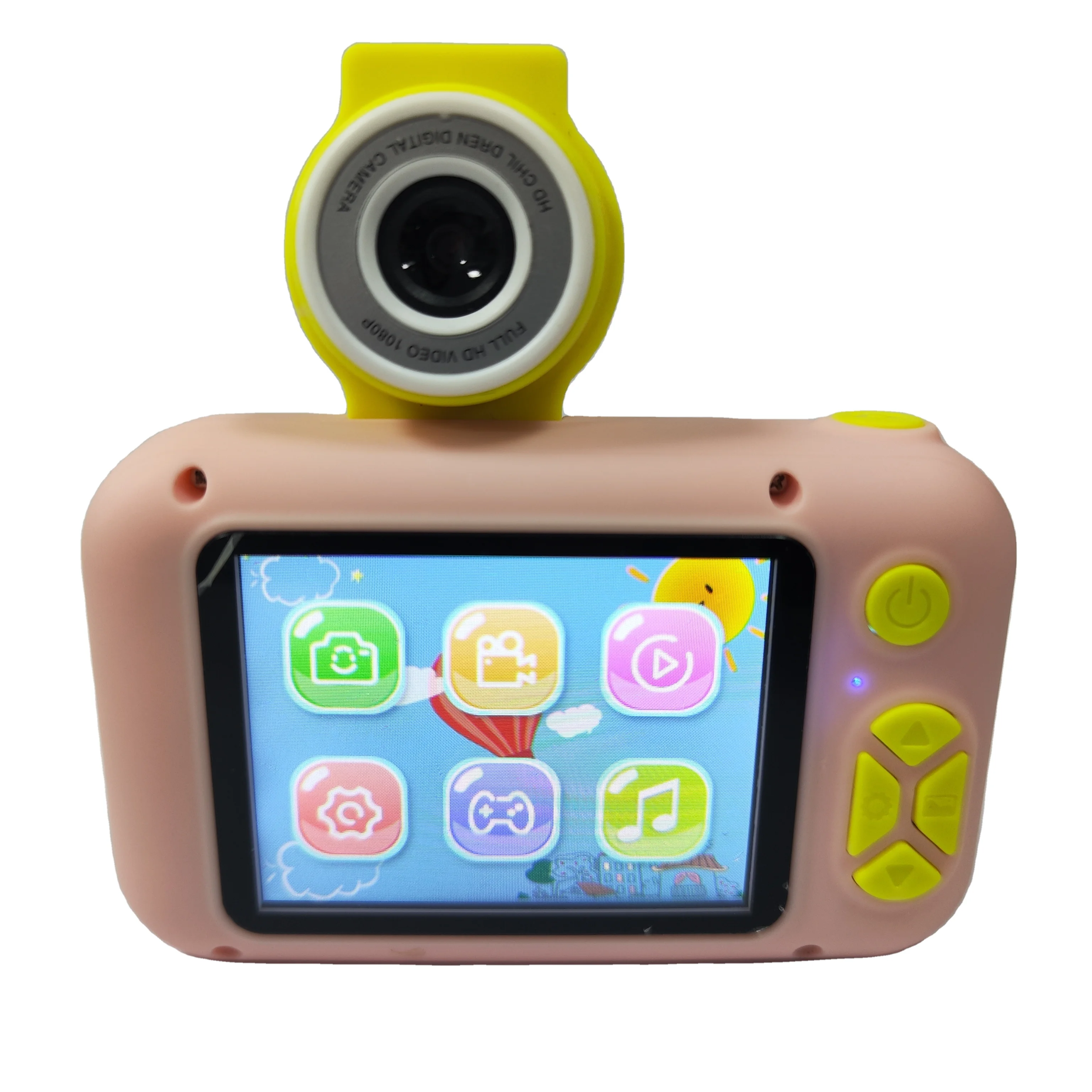 Wholesale Kid Camera Yellow Cameras For 7 Year Olds Factory Price Toy Camera Vintage Hd Screen