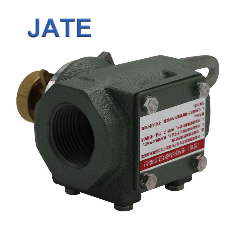 JATE SVP 40  Sanitary  Double Flanged  Manual Butterfly Valve With Pull Handle cast iron
