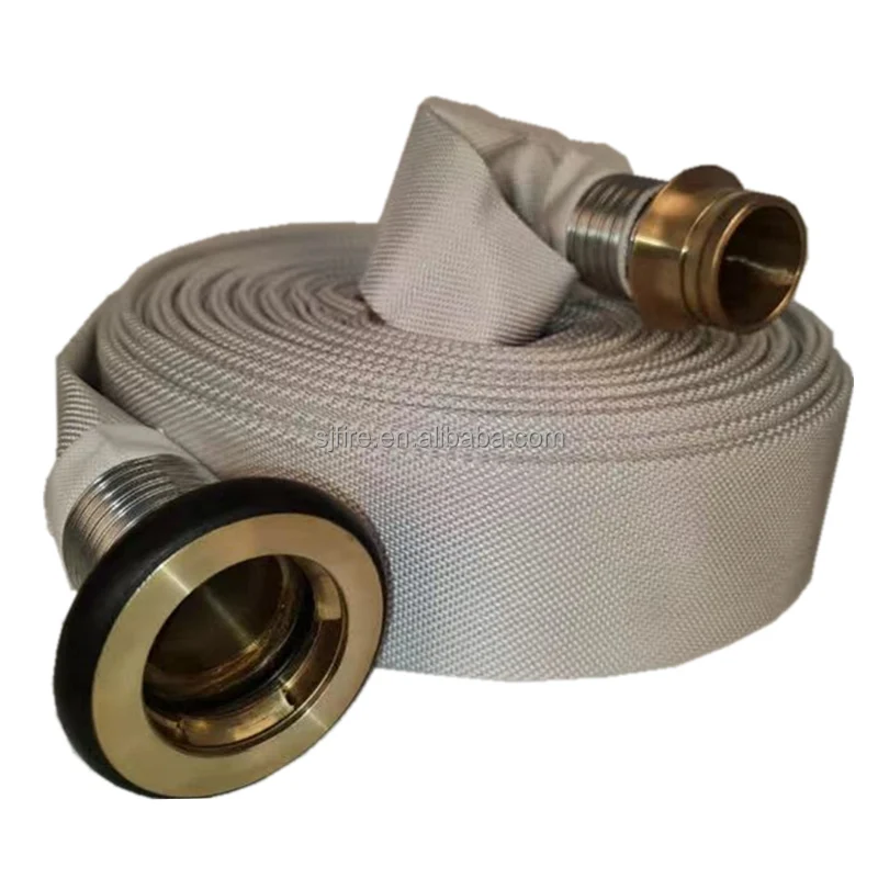 13 бар, 65 мм, высококачественный холщовый пожарный Шланг EPDM, подкладка с механическими соединениями