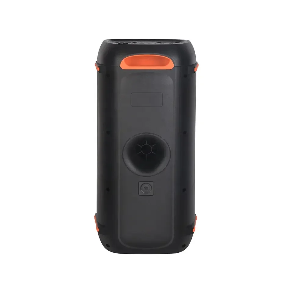 6.5 inch party dj karaoke wireless portable trolley speaker rechargeable battery pa system speakers with disco led light