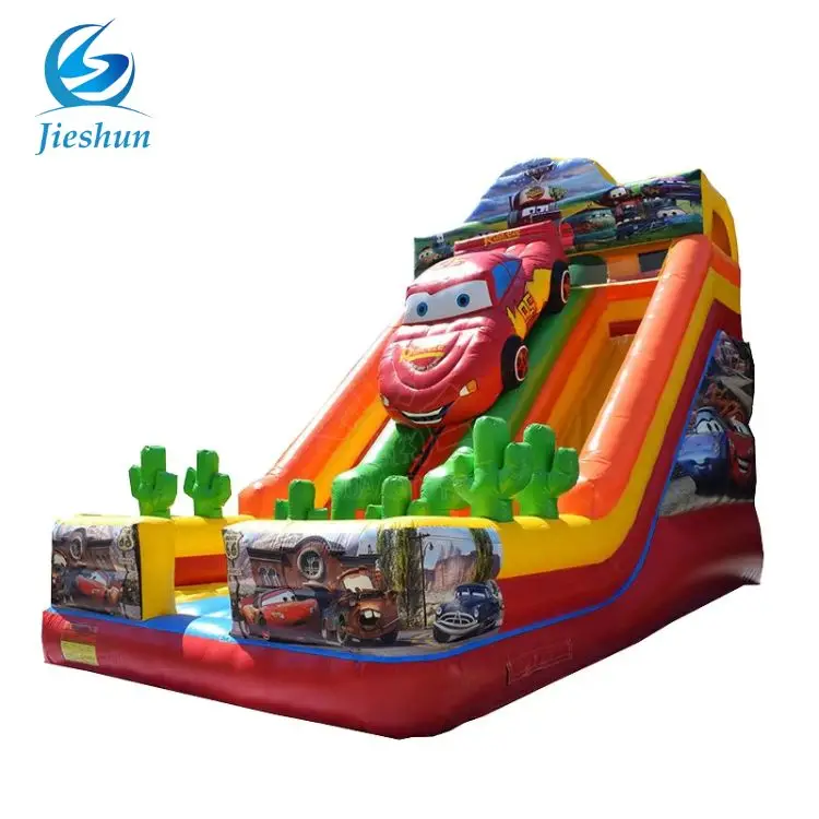 High Quality inflatable bouncer Inflatable Slide Used Outdoor Giant theme car Inflatable Slide for Sale