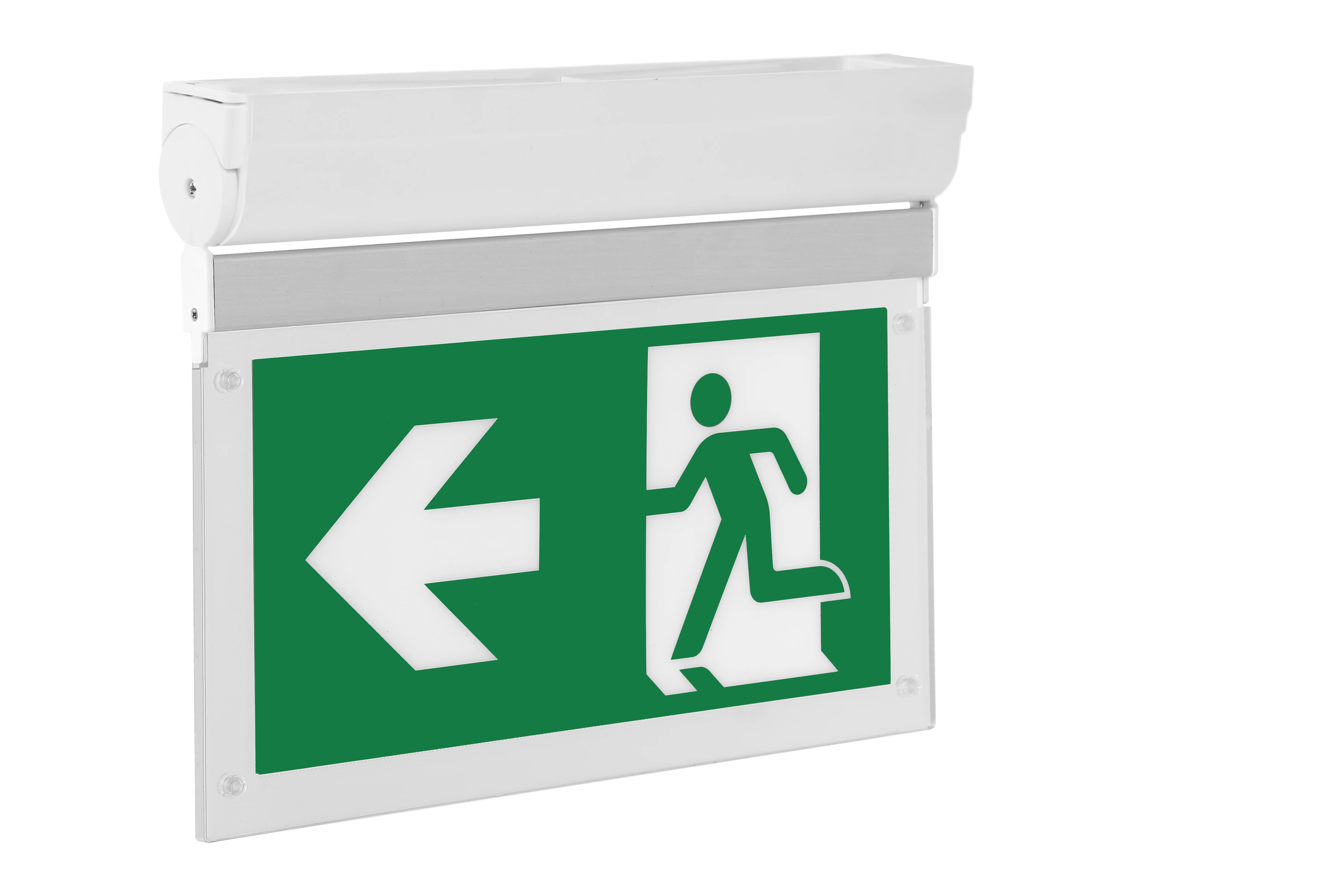 CE CB approved Backlight Replaceable Indicator Suspended Installation Plastic LED Light Emergency exit Sign
