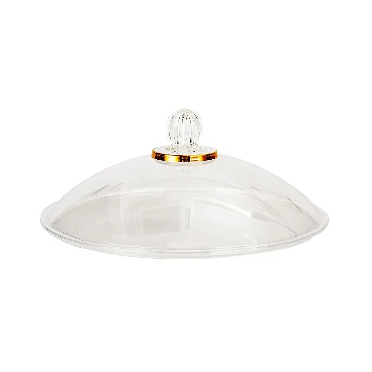 
Wholesale Custom Logo Kitchen Storage Round salad candy food Ps White gold plastic bowl With Lids 