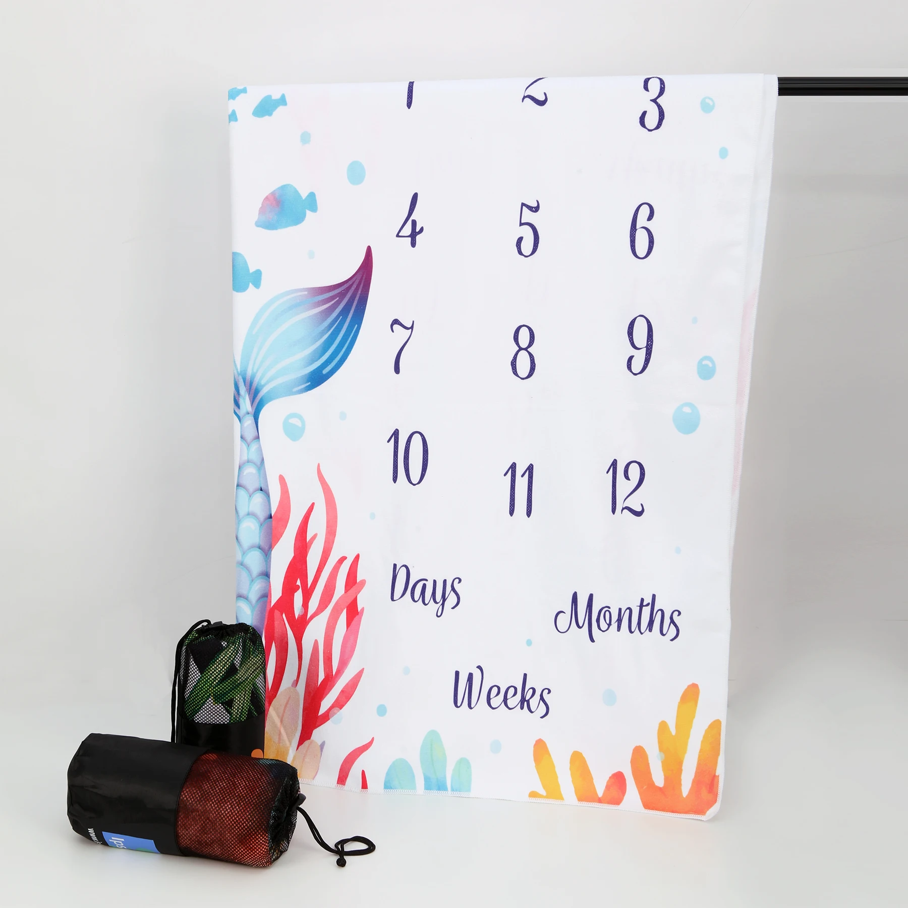 Manufactory custom name double side print quick dry microfiber beach towel summer sand free beach towel with logo