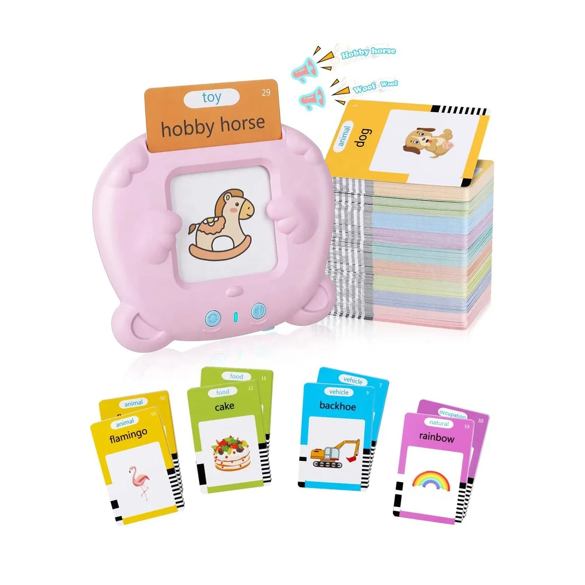 Cheap custom alphabet learning children explorative kids educational learn toys baby flash cards cognitive card dealer machine