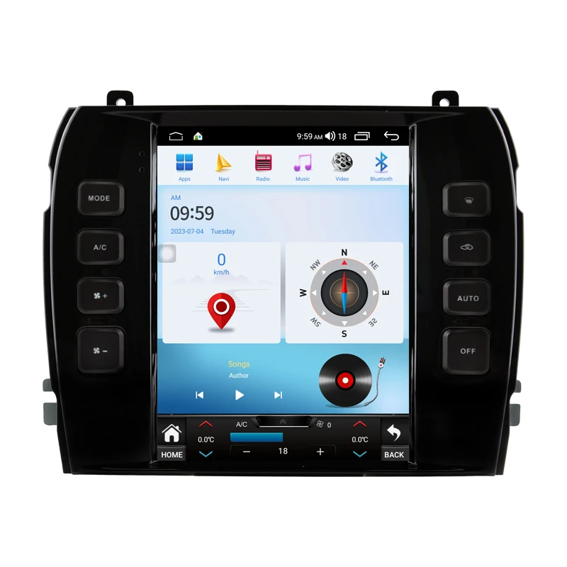 WITSON Android Tesla vertical screen car multimedia player auto GPS Carplay for Jaguar XJ 2004-2009 Car Multimedia Player