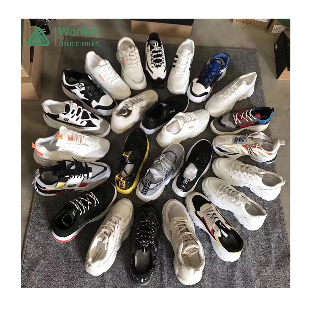 Cwanckai Hot Selling Wholesale Men Sports Casual Male Fashion Sneakers Used Shoes For Sale In Karachi