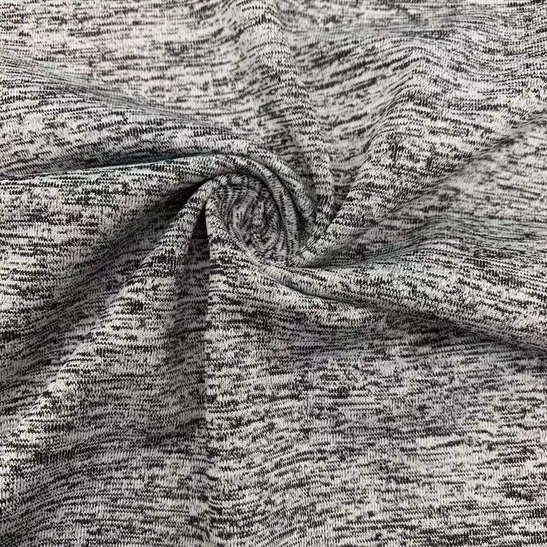 Fashion  92%polyester 8%spandex  knit fabric sustainable exercise and fitness swimwear fabric