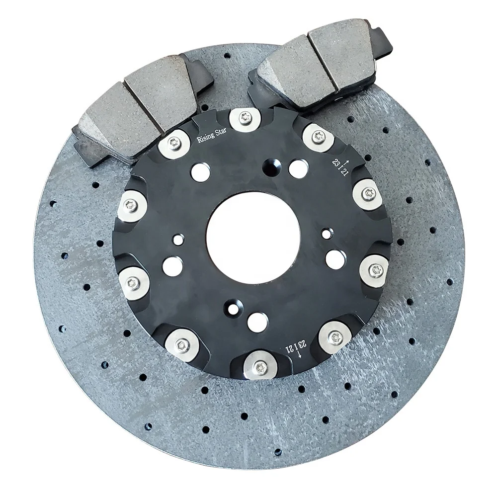 Carbon Ceramic Brake Disc Brake Rotor for BMW Audi Q7 GTR R35 Gray Passenger Car OE Manufacturer Specification