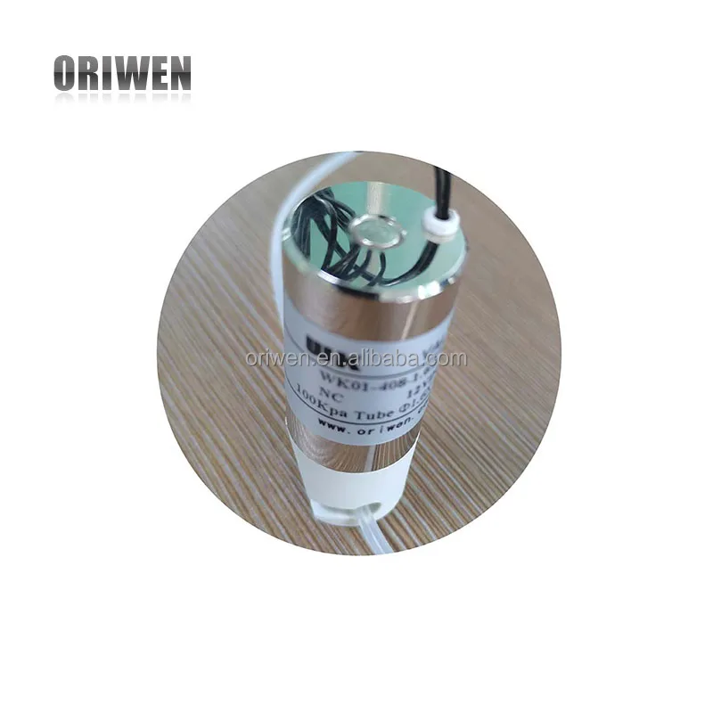 Oriwen Custom Economical ID 1.6mm OD3.2mm 12VDC NC Solenoid Pinch Valve