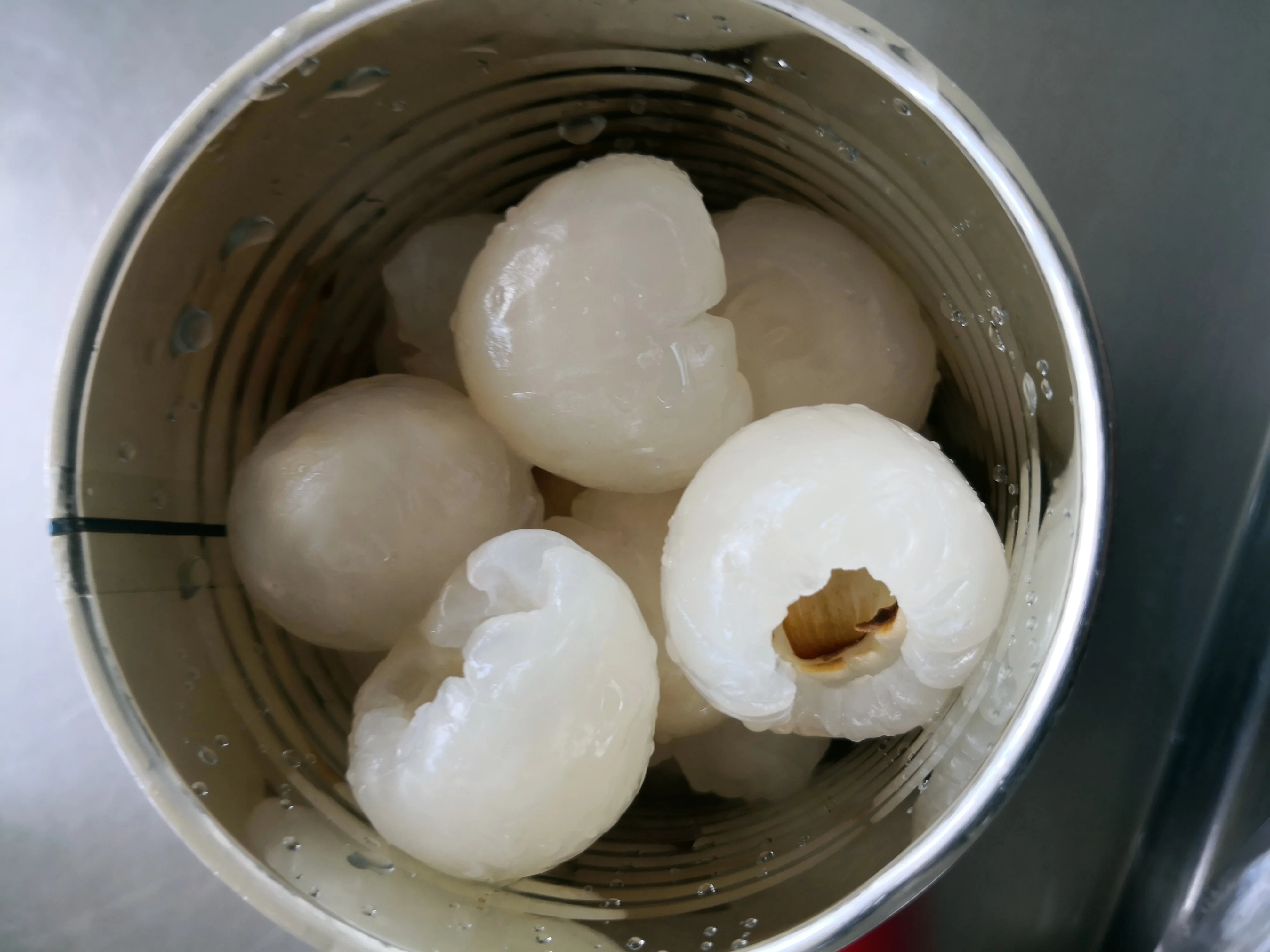 Canned Lychees In Syrup