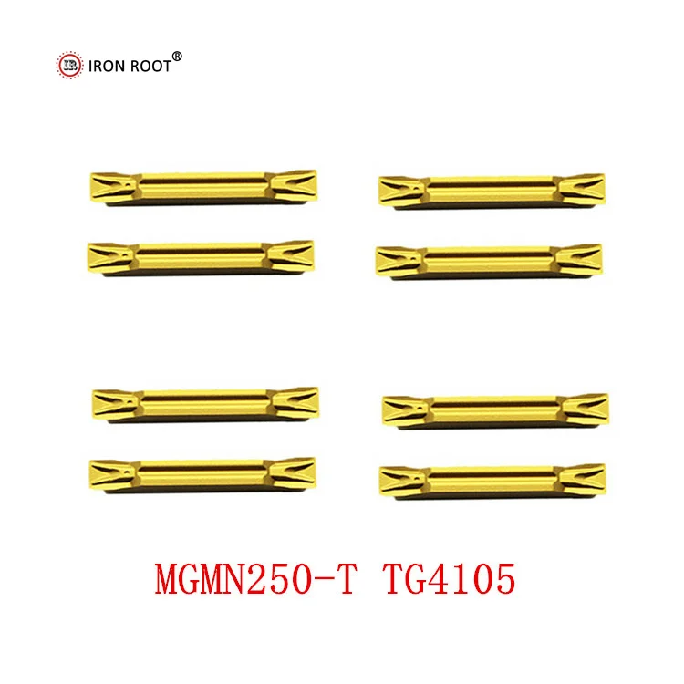 Carbide CNC turning tools lathe carbide grooving inserts tools MGMN200/MGMN250/MGMN300/MGMN400/MGMN500 TG4105