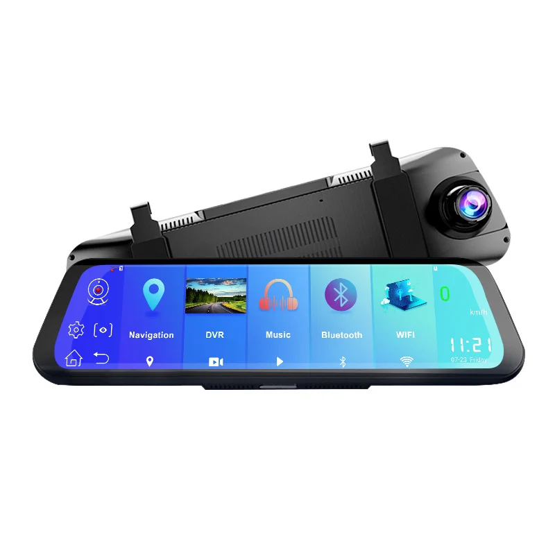 4G 10 Inch Android 8.1 Dash Cam GPS Navigation 2G RAM WiFi Car DVR Camera FHD 1080P Video Recorder ADAS 24H Parking Monitor