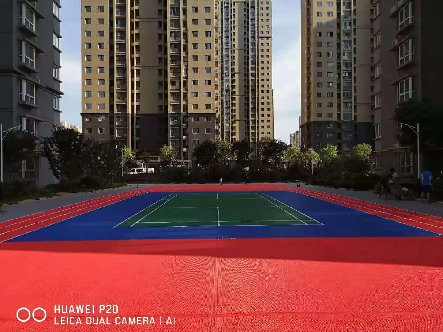 Outdoor interlocking plastic basketball court flooring/ PP suspension floor for sports court