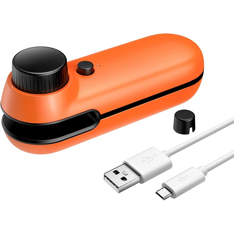 New USB Chargeable Bag Sealer Portable Food Packaging Bag Sealing Machine Multifunctional Sealer Packing Kitchen Tools