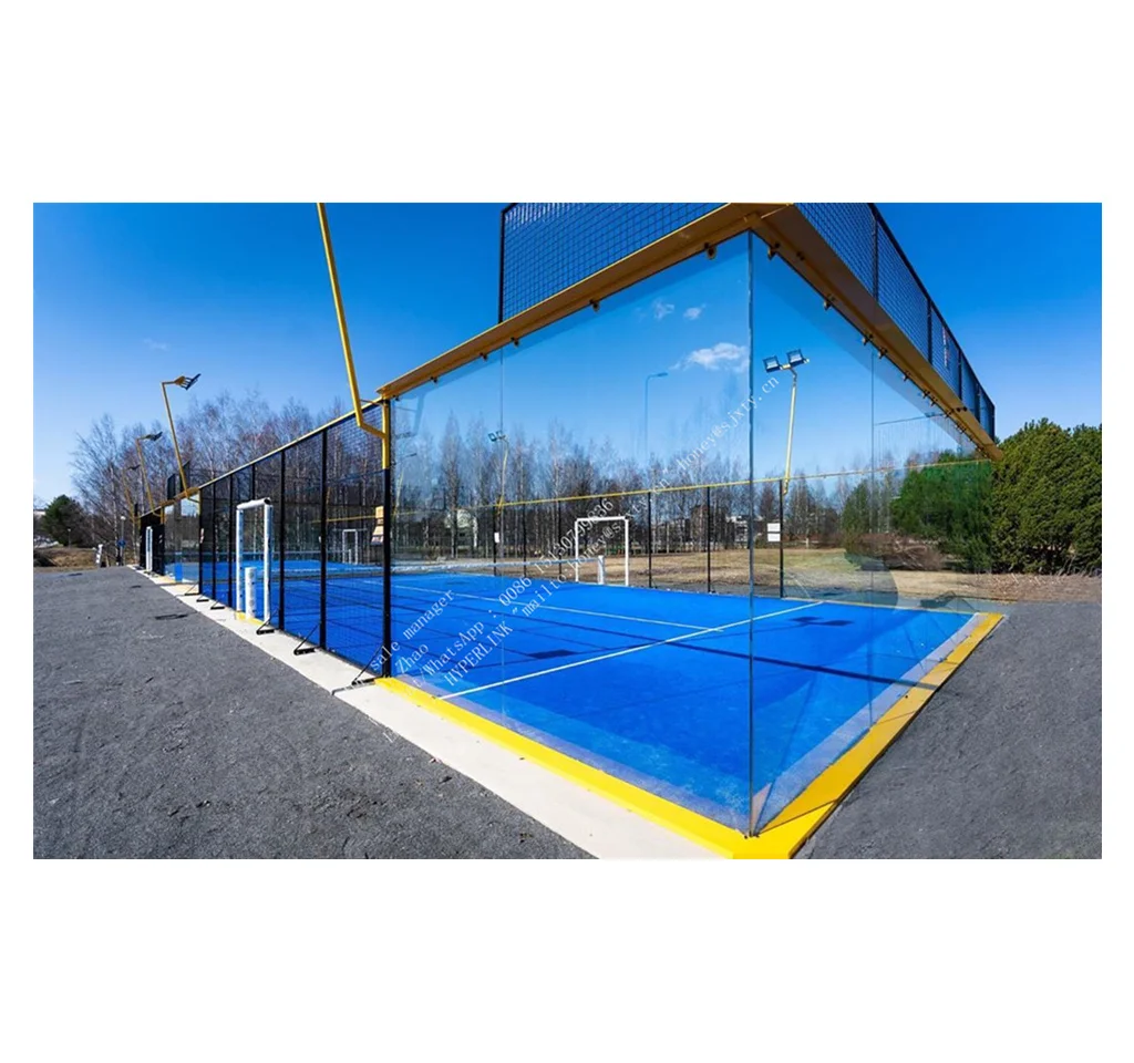 PADEL WORKER 10 лет гарантии одобренный WPT производитель 2024 новый дизайн Лидер продаж панорамный Теннисный корт с TUV