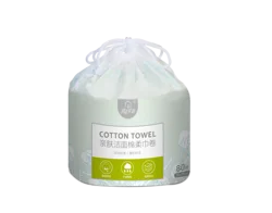 Wholesale Cleaning Customized soft extra thick white makeup removal disposable facial towel