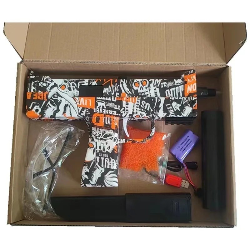 2022 Yoou Gel Gun Rechargeable Electric MAC10 UZI Water Gel Ball Blaster colorful Gel Blaster Beads