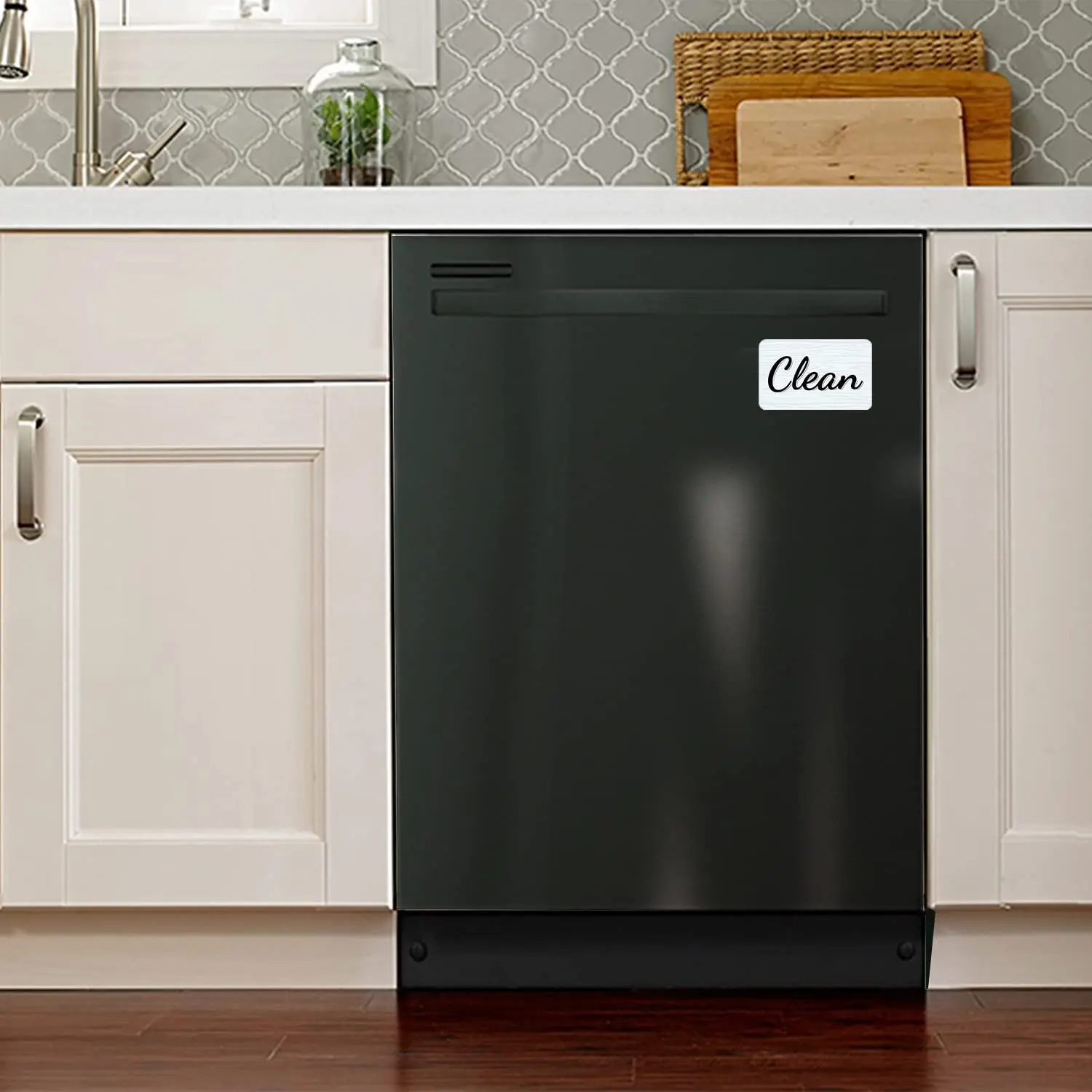 Double Sided Cute Design Manufacturer Clean Dirty Fridge Magnet For Dishwasher