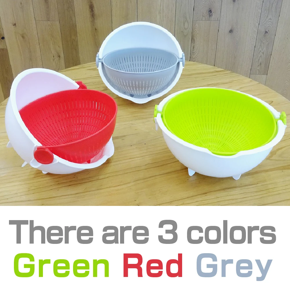 Cheap modern ceramic berry basket fruit plastic bowl with colander