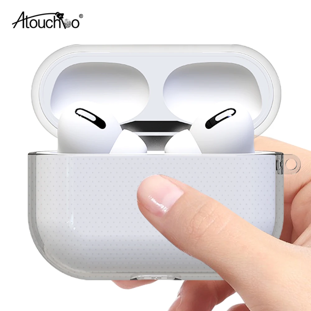 Простой Прозрачный чехол Atouchbo 2020 для Airpods