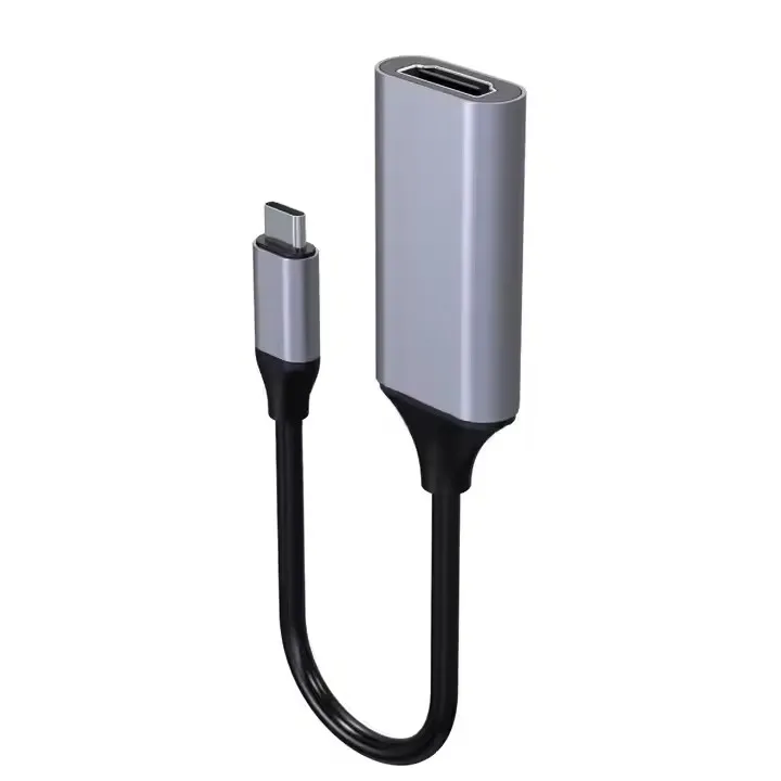 Multimedia 4K 60Hz USB C to HD-mi TV Converter Adapter Cable Type-C to HDTV Cable for Laptop