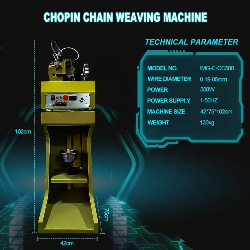 gold chain making machine