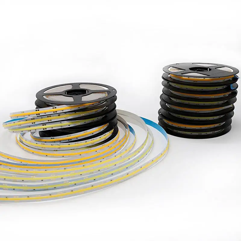 5M 12v 24v 320LEDs/m 2700K/3000K/4000K/6000K White COB Led Strip use for  USB Dimmer Controller