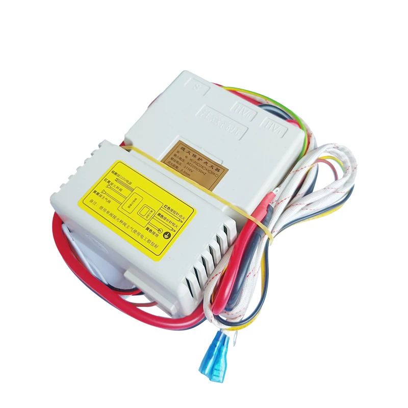 DB-DX Dongba Frying Furnace Flameout Protection Device Commercial Gas Stove Controller Pulse Igniter DB-DX Grey box dual valve
