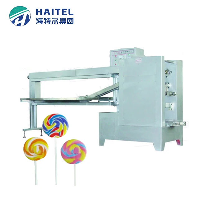 Factory sales Automatic Spiral fancy colorful lollipop candy making machine