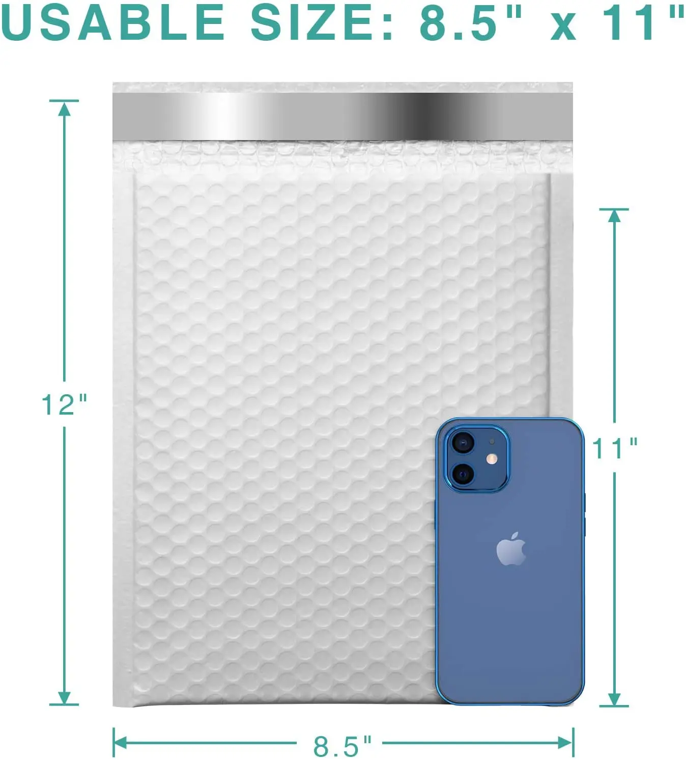 
Custom white color waterproof customized mailers color envelopes printed paper wrap large bubble mailer white padded envelope 