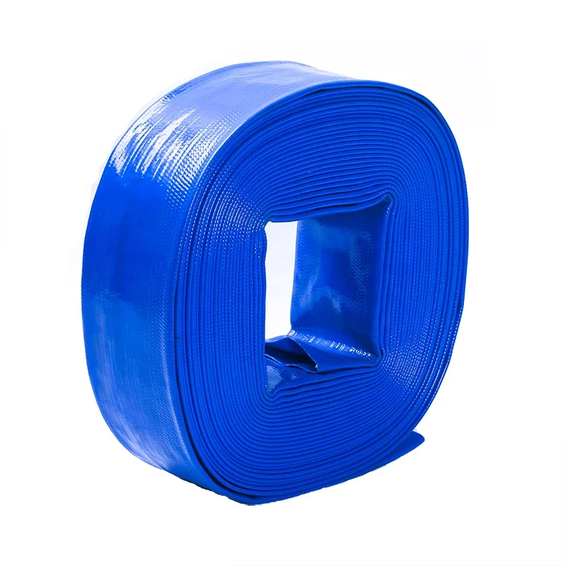 2-8 inch High Quality Large Diameter PVC Layflat Hose 1-12 Water Hose for Farm Irrigation Quality Plastic Tubes Manufacturer