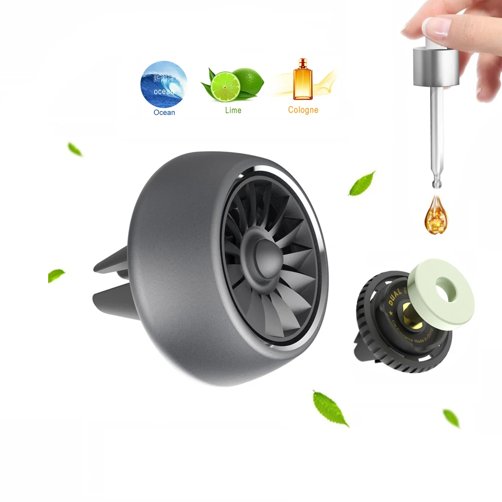 
Car Perfume Air Freshener Wood Car Fragrance Diffuser Vent Clip 