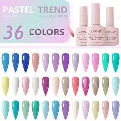 AOPMALL Professional Manufacturer Nail Supplier Uv Gel High Pigment Gel Polish Collection Set