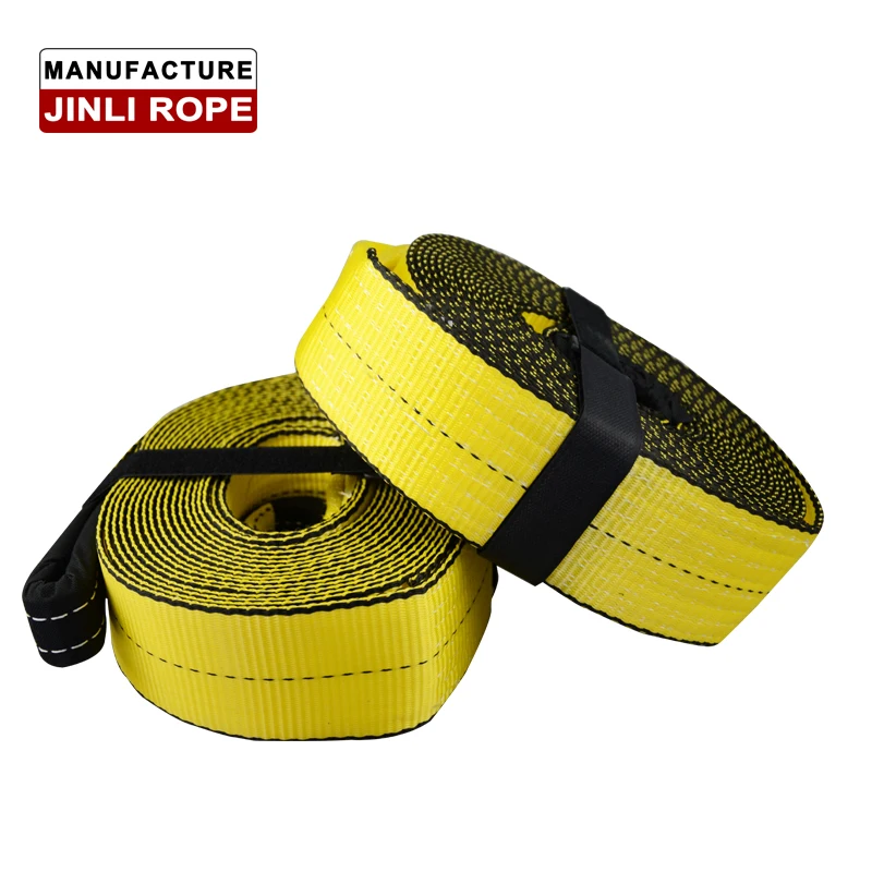 (Ремешок JINLI) изготовленный на заказ высокопрочный полиэфирный буксировочный ремень, eye & eye