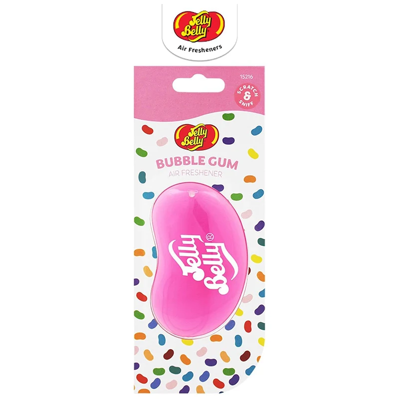 Jelly Belly 3D Pink Grape Fruit Suspension Car Freshener, the true Jelly Belly car air freshener for women, men and children