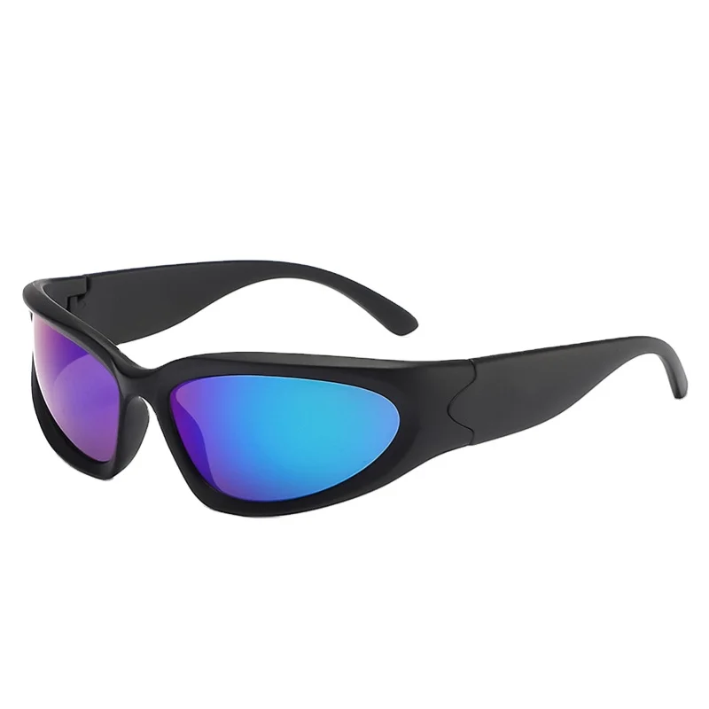 Personality  Designer Y2K Sunglasses Women Men Sports Punk Sunglasses Summer Unisex Mirror Sun Glasses Uv400 Trending Sunglasses
