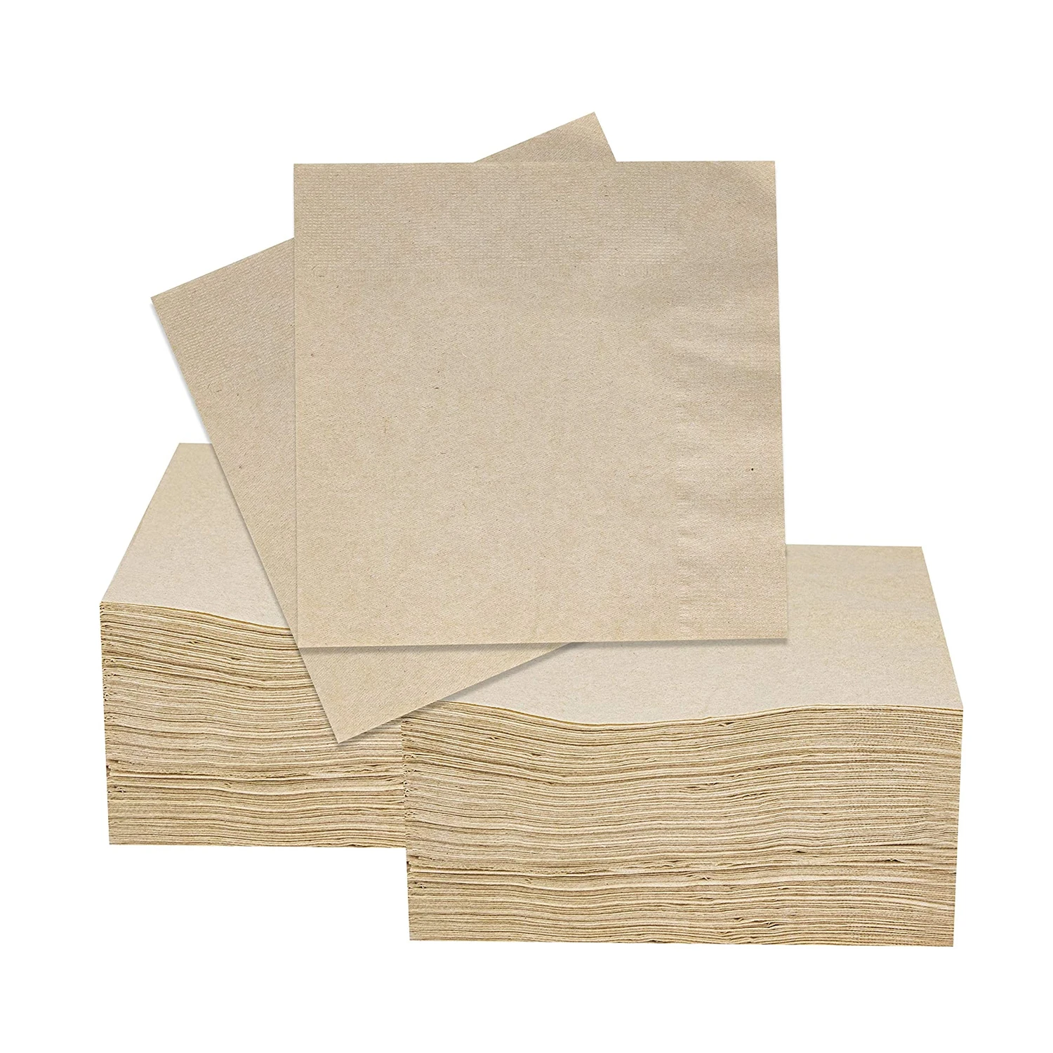 Неотбеленные экологически чистые биоразлагаемые переработанные одноразовые салфетки, Биоразлагаемые Салфетки для обеда